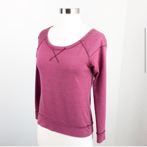 Rewind cranberry studded sweater - Picture 2 of 7